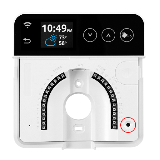 Reset the Wi-Fi settings and password for the RainMachine Pro device